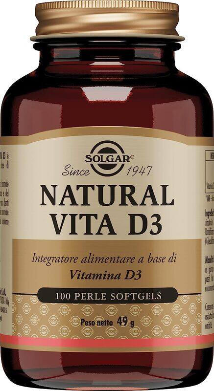 

Solgar Vitamin D3 Cholecalciferol Supplement, 400Iu, 10Mcg, 100 Softgels
