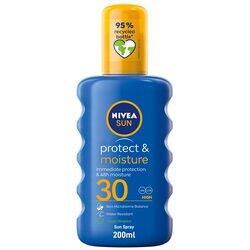 Nivea UVA & UVB Protection Protect & Moisture SPF 30 Sunscreen Spray, 200ml