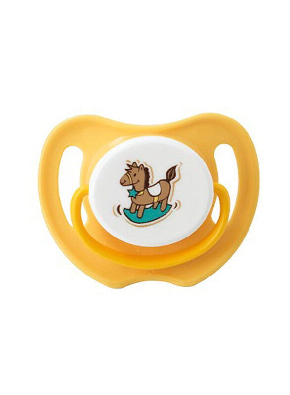 

Pigeon Silicone Pacifier S-3 Horse, Orange