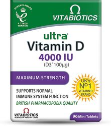 Vitabiotics Ultra Vitamin D Tablets, 96 Tablets