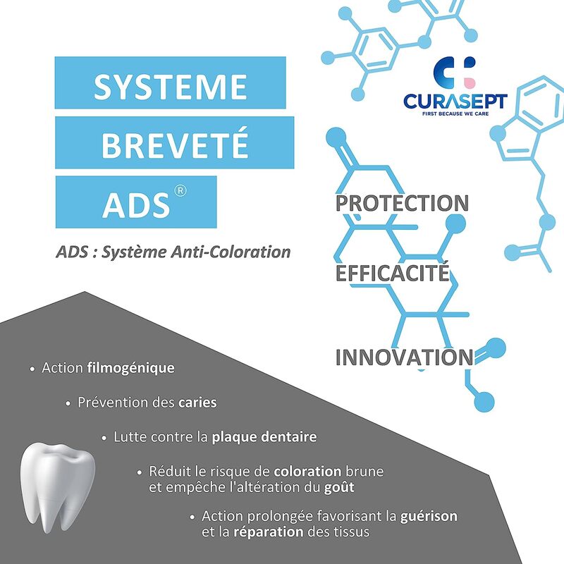 Curasept Anti Discoloration System 220 Mouthwash, 200ml