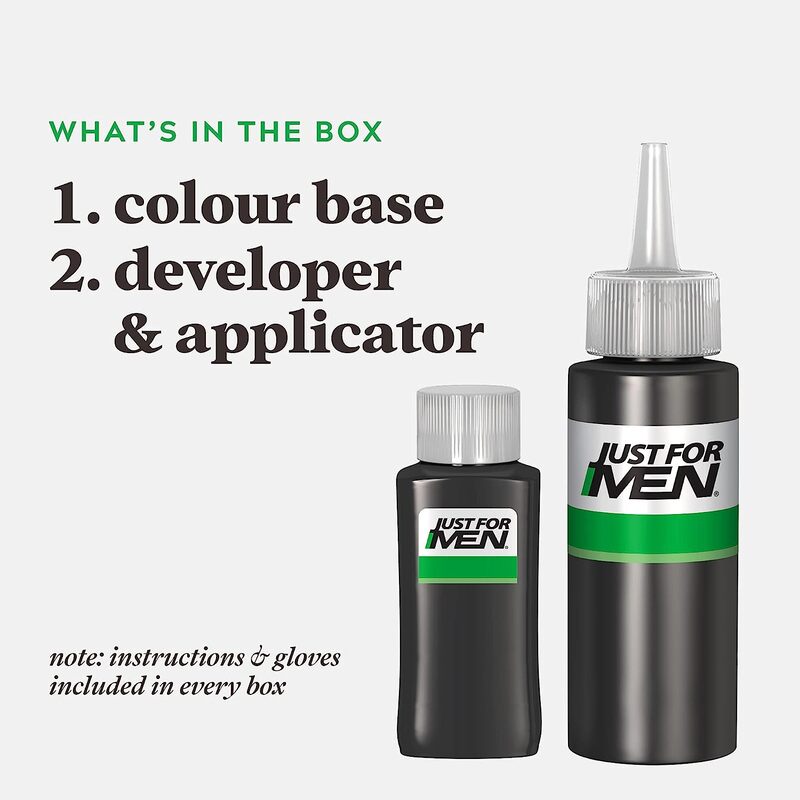 Just For Men Hair Colouring Kit, 66ml, H-55 Real Black