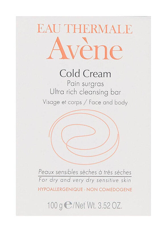 

Avene Cold Cream Ultra Rich Cleansing Bar, 100gm