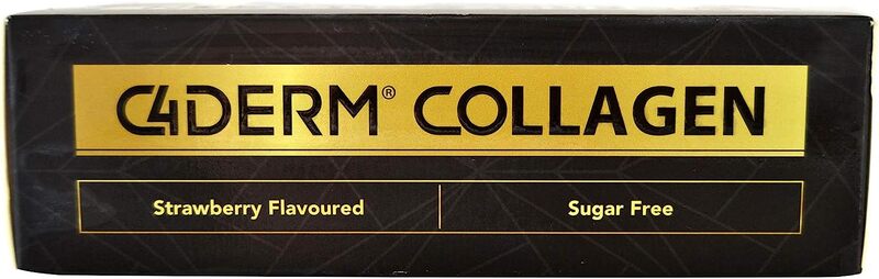 C4 Derm Premium Halal Collagen Drink for Glowing Skin, 14 Bottles x 25ml