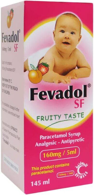 

TML Fevadol SF Syrup, 160mg/5ml, 145ml
