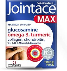 Vitabiotics Jointace Max Glucosamine, Omega 3, Collagen Maximum Support, 84 Tablets