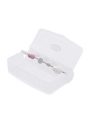 Scholl Express Pedi Nail Care Set, White/Pink/Silver