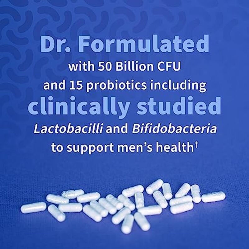 Garden of Life Dr. Formulated Probiotics Once Daily Men's Raw Probiotic Supplement Capsules, 30 Capsules