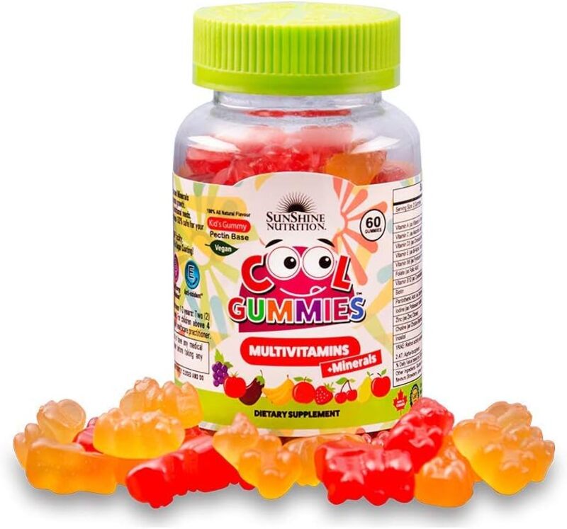 Sunshine Nutrition Cool Gummies Multivitamins + Minerals, 60 Gummies