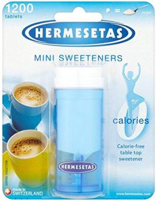 

Hermesetas Mini Sweetners 1200 Plus, 200 Tablets