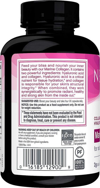 Neocell Marine Collagen Dietary Supplement, 120 Capsules