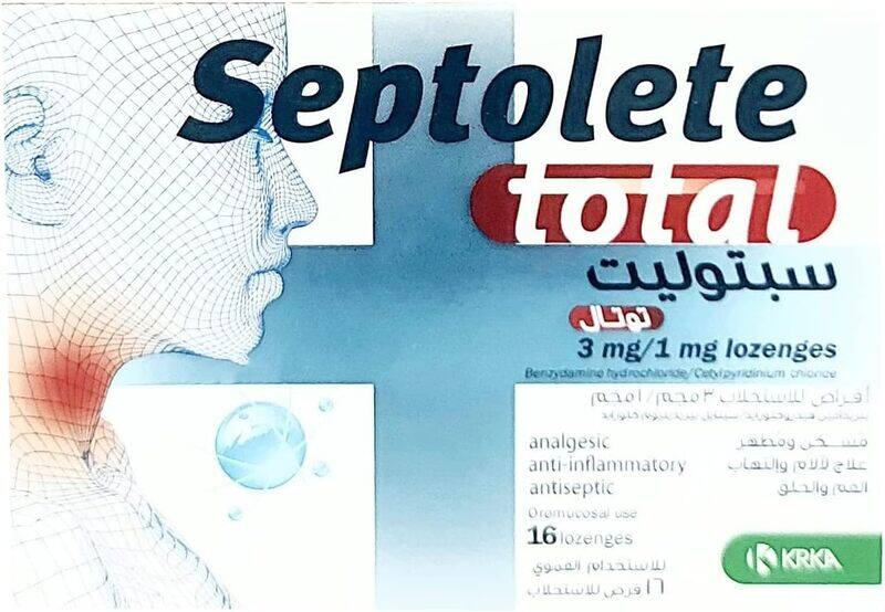 

Septolete Total 3Mg/1Mg, 16 Lozenges