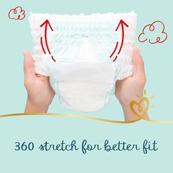 Pampers Premium Care The Softest Pant Diapers with Stretchy Sides, Size 4, 9-14 kg, 22 Count