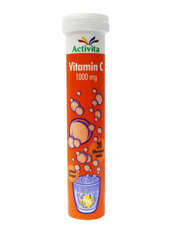 

Activita Vitamin C Effervescent Tablets, 1000mg, 20 Tablets