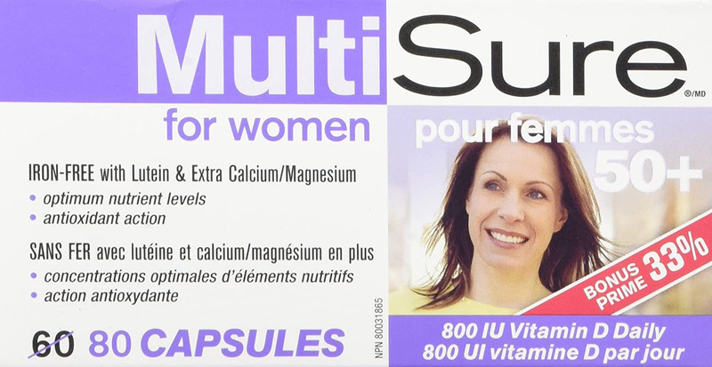 Webber Naturals Multisure Women 50+, 60 Capsules