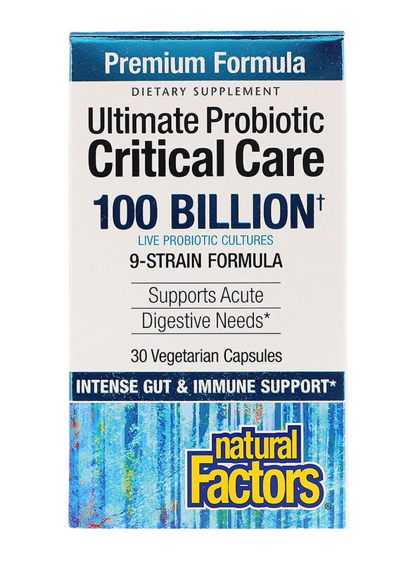 

Natural Factors Critical Care Probiotic 100 Billion Immune Support Tablets, 30 Capsules