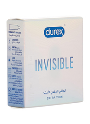 Durex Invisible Extra Thin Condom, 3 Pieces