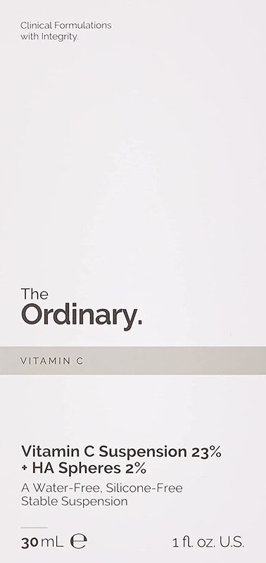 The Ordinary Vitamin C Suspension 23% + HA Spheres 2% Skincare Cream, 30ml