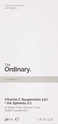 The Ordinary Vitamin C Suspension 23% + HA Spheres 2% Skincare Cream, 30ml