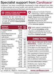Vitabiotics Cardioace Heart Health & Circulation, 30 Capsules