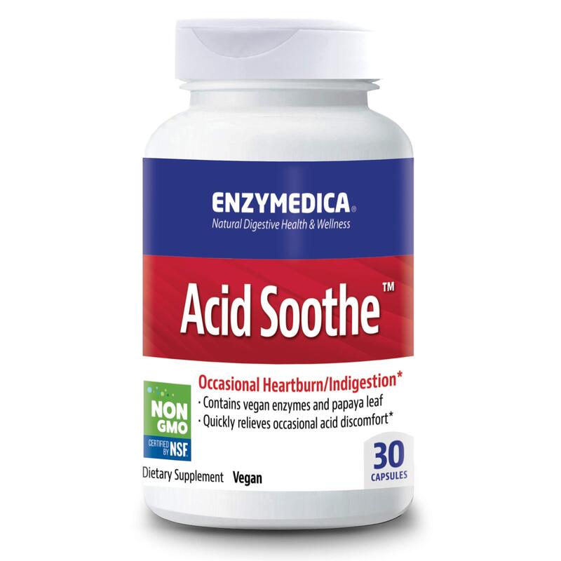 Enzymedica Acid Soothe Capsules, 30 Capsules