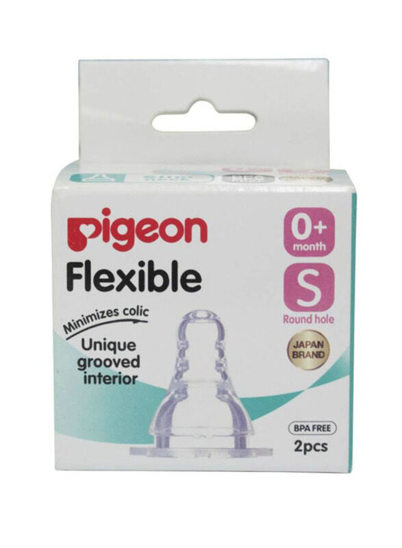 

Pigeon 2 Piece Peristaltic Nipple Set, 0+ Months