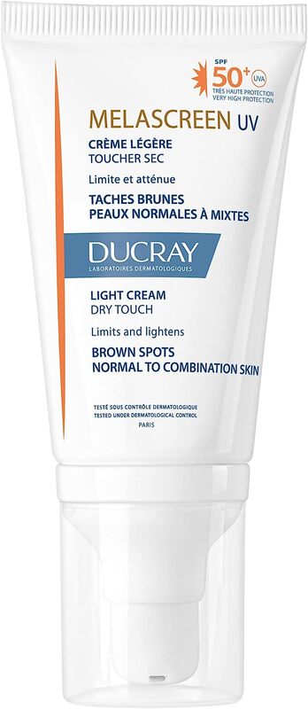 Ducray Melascreen UV Light Cream, SPF50+, 40ml, White