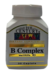 21st Century Vitamin B Complex with C, 30 Caplets