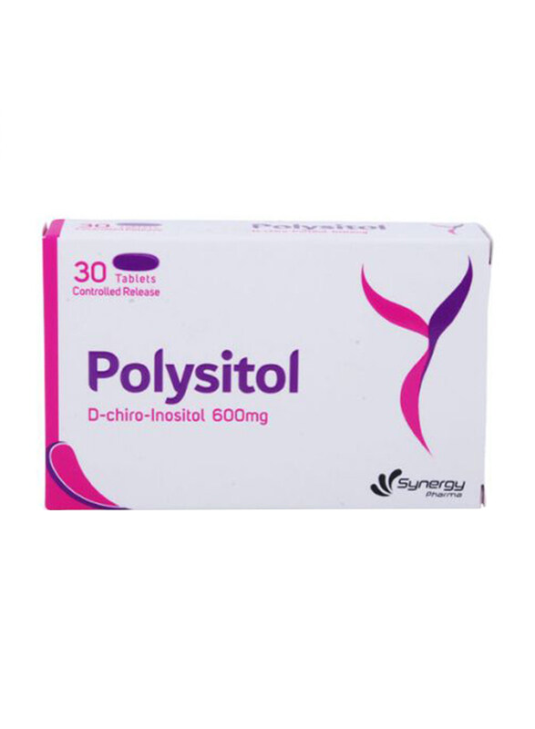 

Synergy Pharma Polysitol D-Chiro-Inositol, 600mg, 30 Tablets