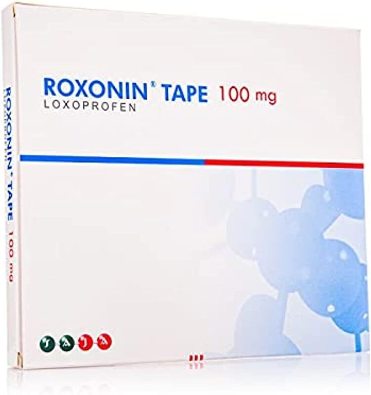 Roxonin Analgesic Pain Anti-Inflammatory Tape, 100mg Patches, 7 Sheets