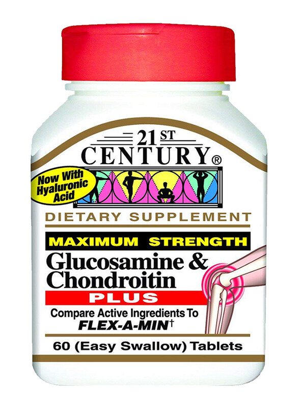 

21St Century Glucosamine & Chondroitin Plus Dietary Supplement, 60 Tablets