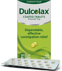 Dulcolax 5mg Coated Tablets, 40 Tablets
