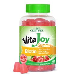 21St Century Vitajoy Gummies Biotin, 5000mcg, 60 Gummies