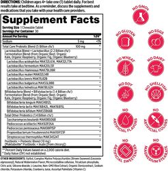 Probulin My Little Bugs Total Care Probiotic Watermelon Chewable Tablets, 30 Tablets