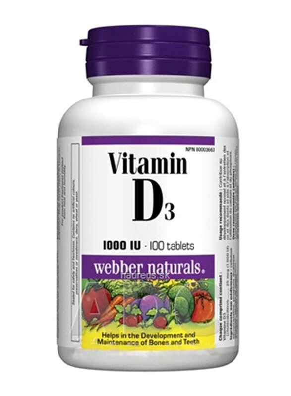 

Webber Naturals Webber Natural Vitamin D 1000 IU Softgels, 100 Softgels