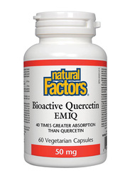 Natural Factors Bioactive Quercetin EMIQ, 50mg, 60 Capsules