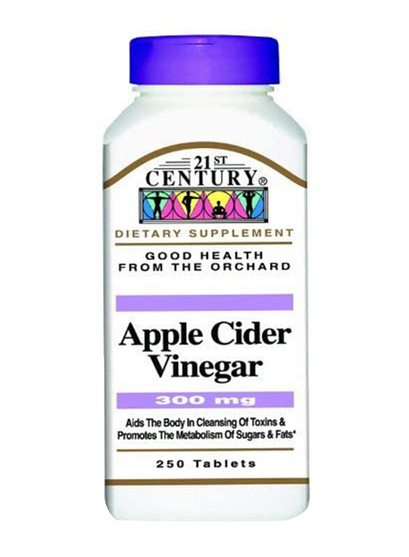 

21St Century Apple Cider Vinegar Dietary Supplement, 300mg, 250 Tablets