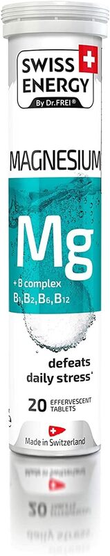 Swiss Energy Magnesium + B Complex, 20 Tablets