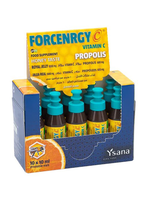 Ysana Forcenrgy Vitamin C Propolis Drinkable Vials, 10ml