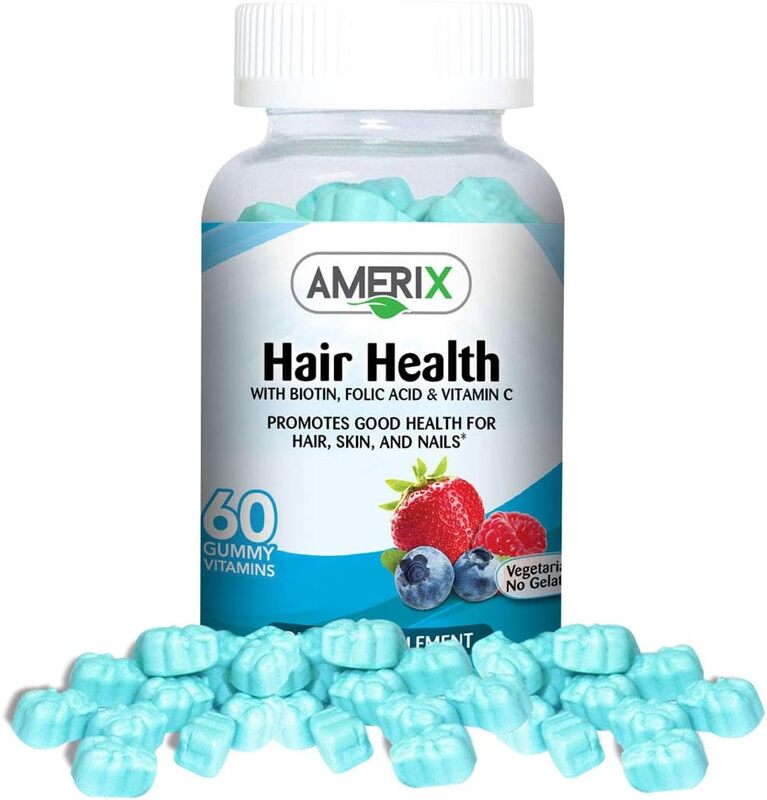 Amerix Adult Hair Health Vitamin, 60 Gummies