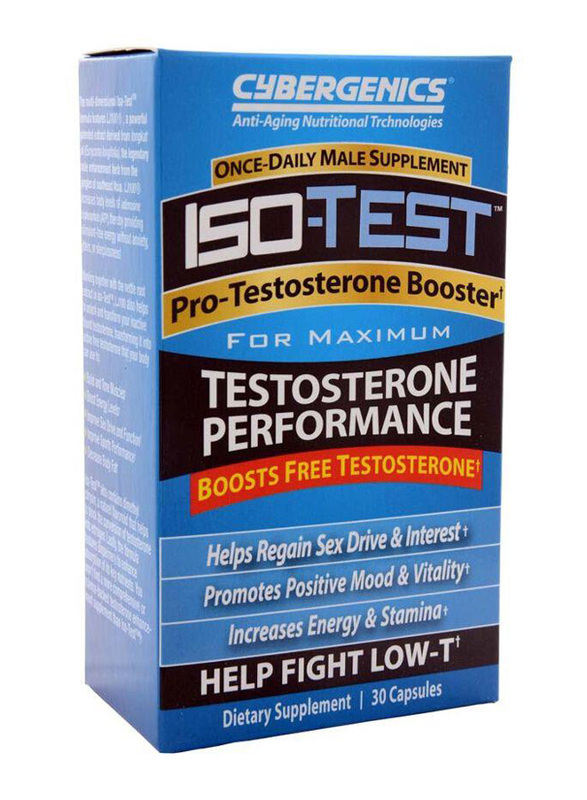 Pharmaxxi Iso-Test Pro-Testosterone Booster Dietary Supplement, 30 Capsules