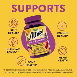 Nature's Way Alive Women Multivitamin Supplement, 60 Gummies