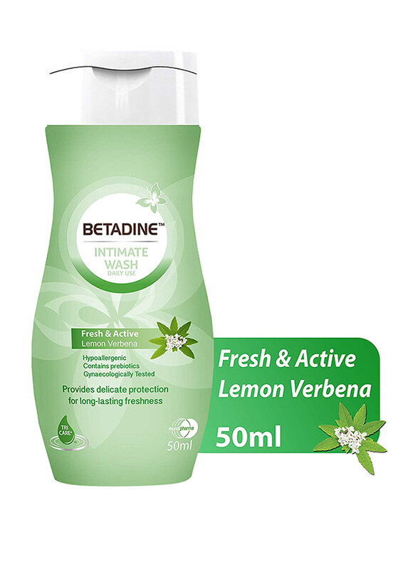 

Betadine Fresh & Active Lemon Verbena Intimate Wash, 50ml