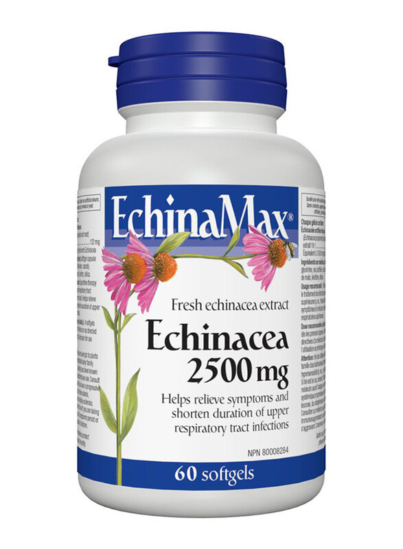 

Webber Naturals Echina Max Herbal Supplement, 2500mg, 60 Softgels