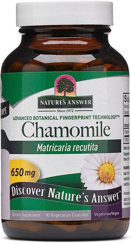 

Nature's Answer Chamomile Flower Dietary Supplement, 90 Capsules
