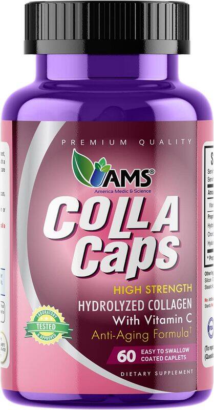 

AMS Coll-A-Caps Hydrolysed Collagen Tablets, 60 Tablets