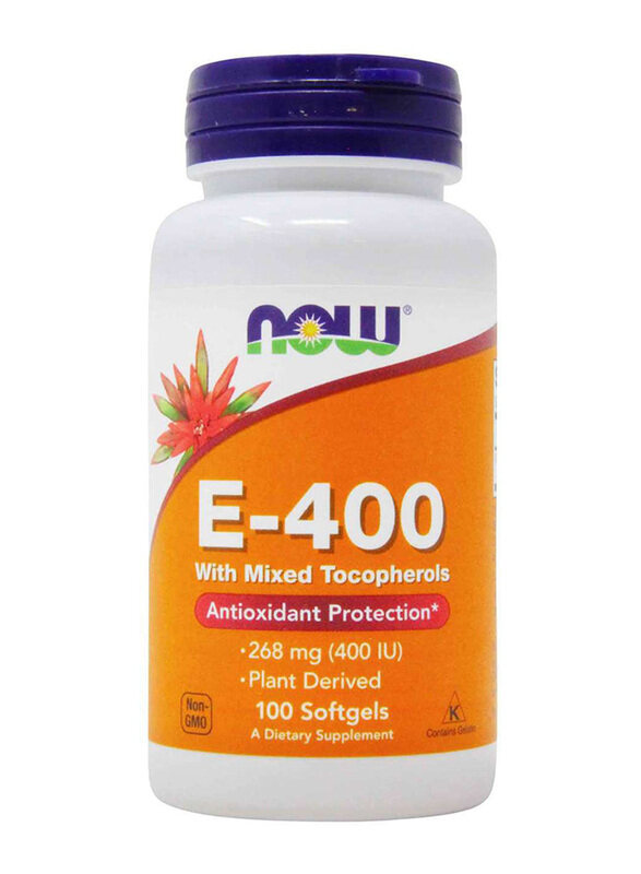 

Now Foods E-400 Mixed Tocopherols & Selenium, 100 Soft gels