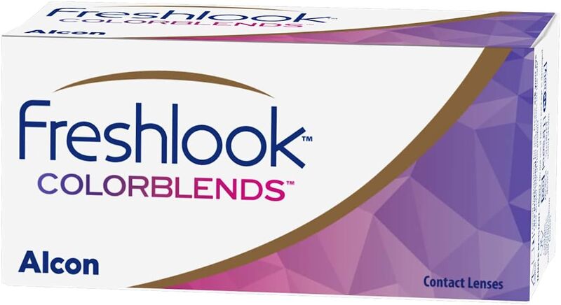 Freshlook Colorblends Pack of 2 Contact Lenses Without Power, Green