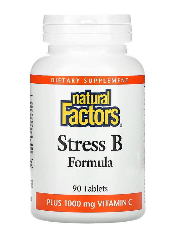 Natural Factors Stress B Formula + Vitamin C, 1000mg, 90 Tablets