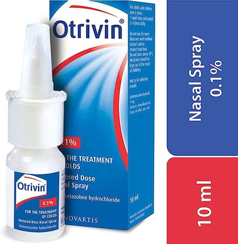 Otrivin Adult Metered Dose Nasal Spray, 10ml